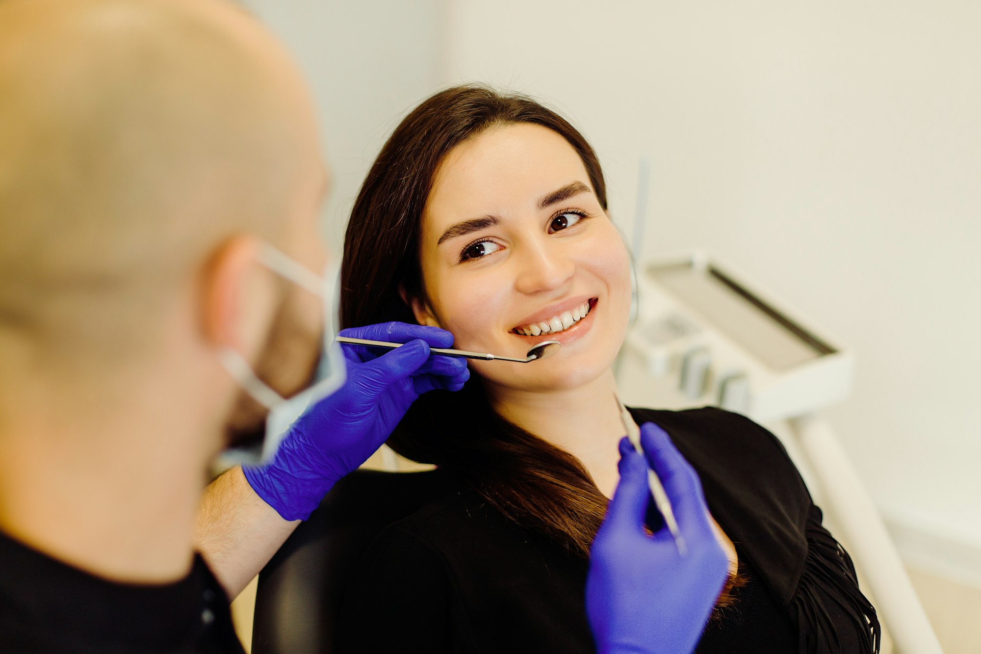 At the dentist's examination